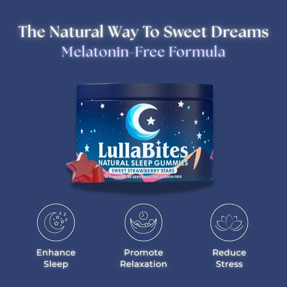 LullaBites Melatonin-Free Sleep Gummies
